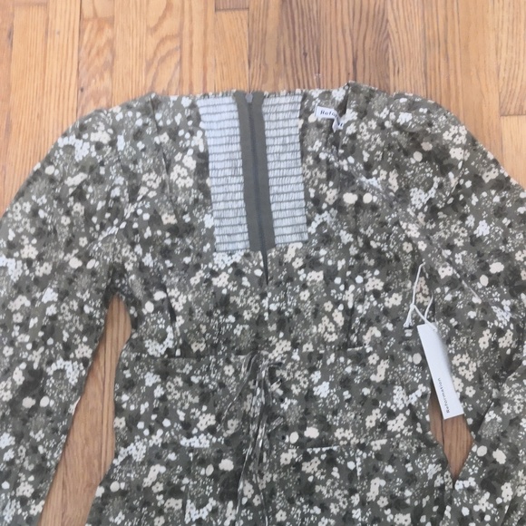 Rare REFORMATION Anton Linen Dress in Linseed Print - Picture 5 of 7